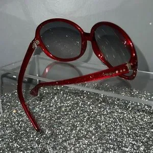 Accessories | Vogue Candy Apple Red Sunglasses | Poshmark display picture 2